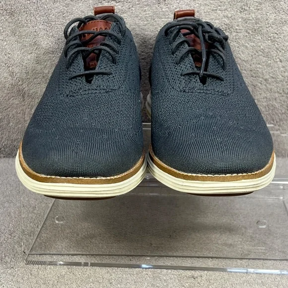 Cole Haan Mens Original Grand Lace Up Knit Oxford Wingtip Shoes Sz 9.5 C27961 - Picture 3 of 11